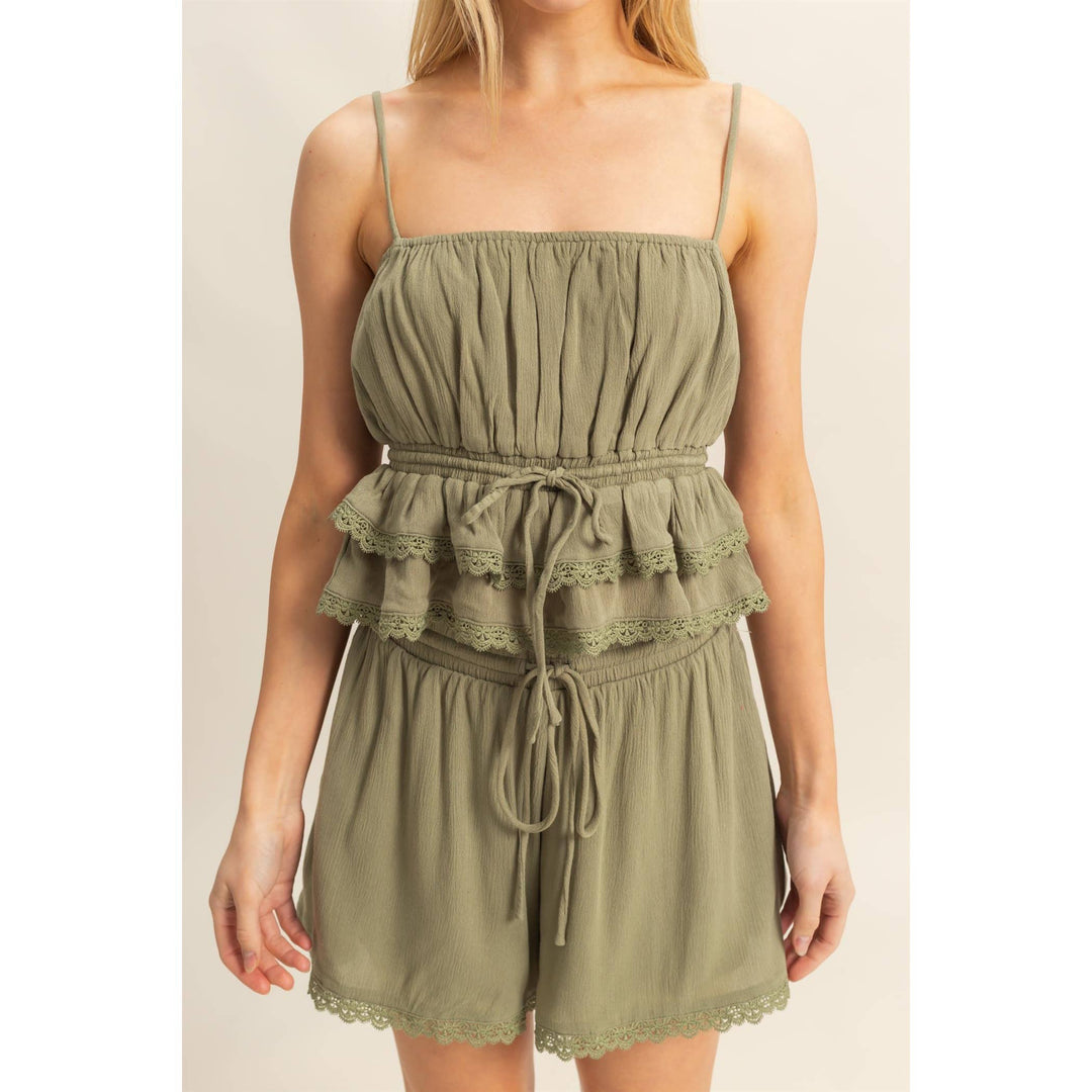 Dream Lace Trim Shorts