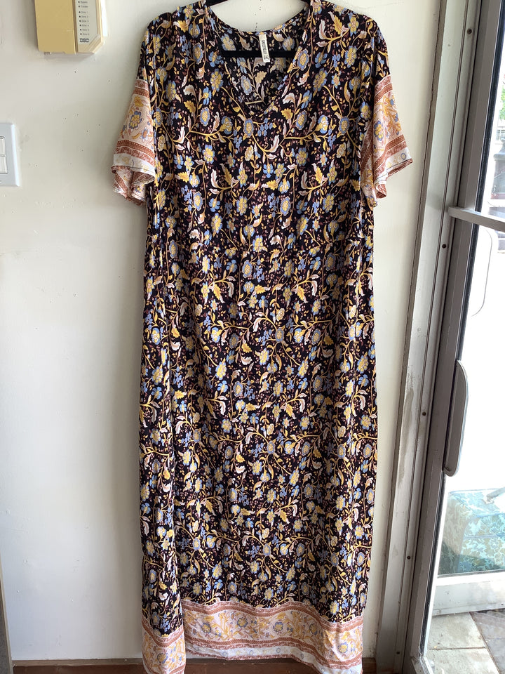 Boho Floral Maxi Dress