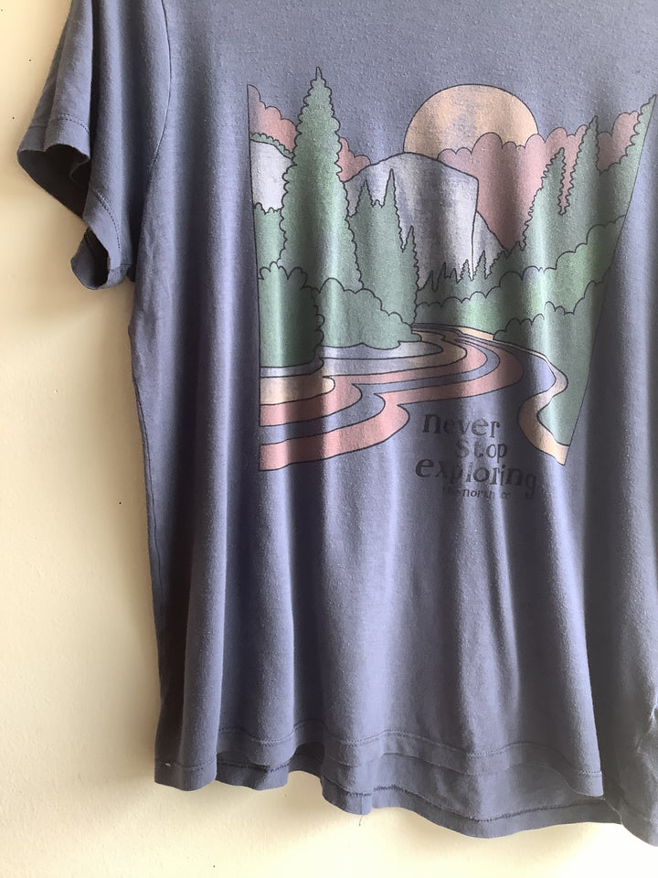 Never Stop Exploring Graphic Tee