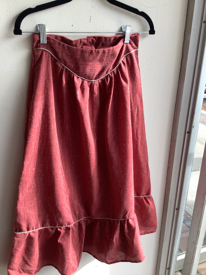 Vintage Cranberry Prairie Skirt