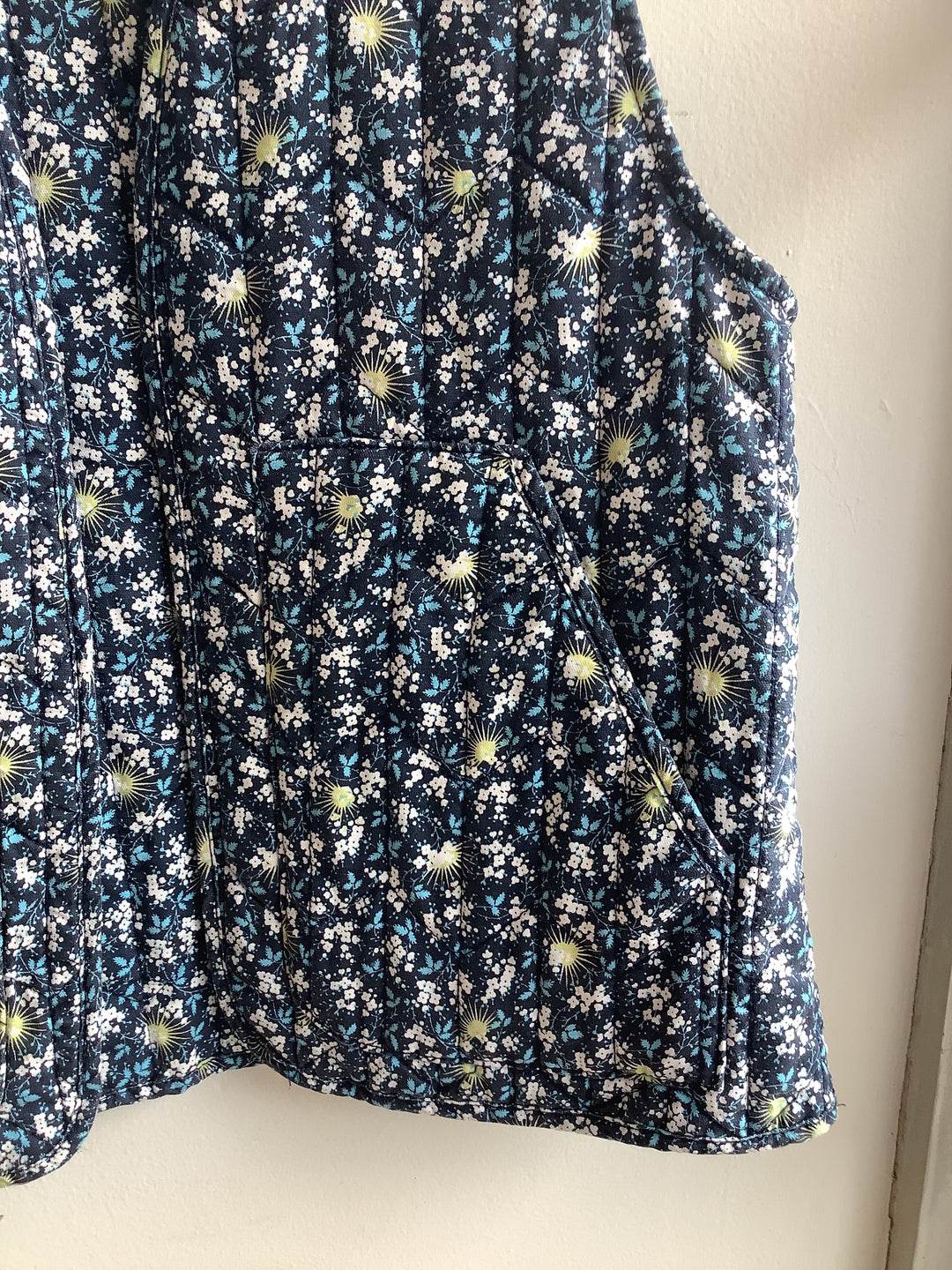 Vintage Floral Quilted Vest