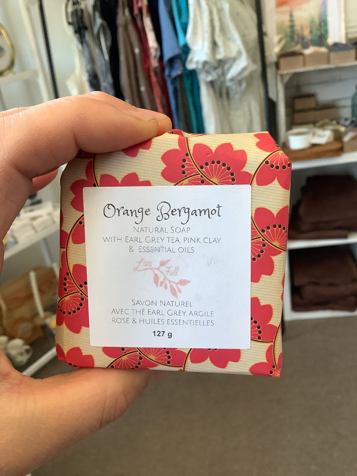 Orange Bergamot Soap- Live Full (Nelson, BC)