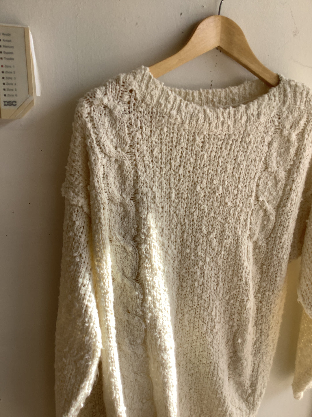 Vintage Woodwynn Cream Sweater