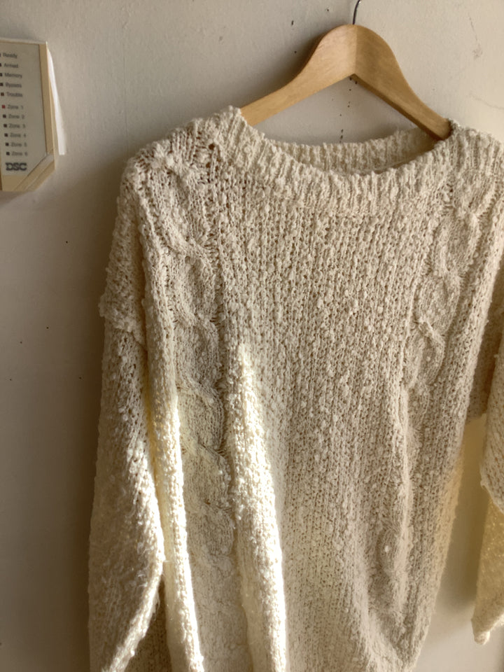 Vintage Woodwynn Cream Sweater