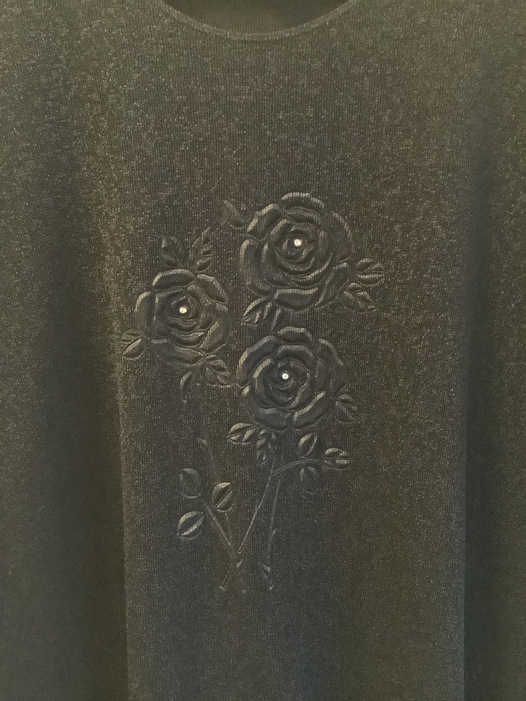 Vintage Midnight Lace Bloom Top