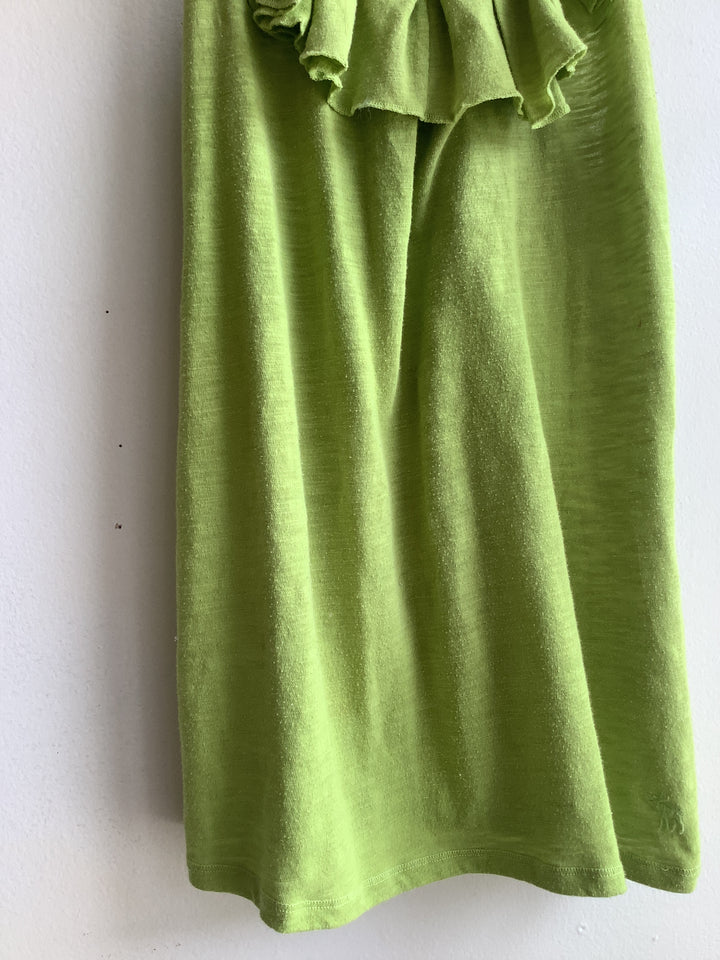 Abercrombie & Fitch Lime Ruffle Tank