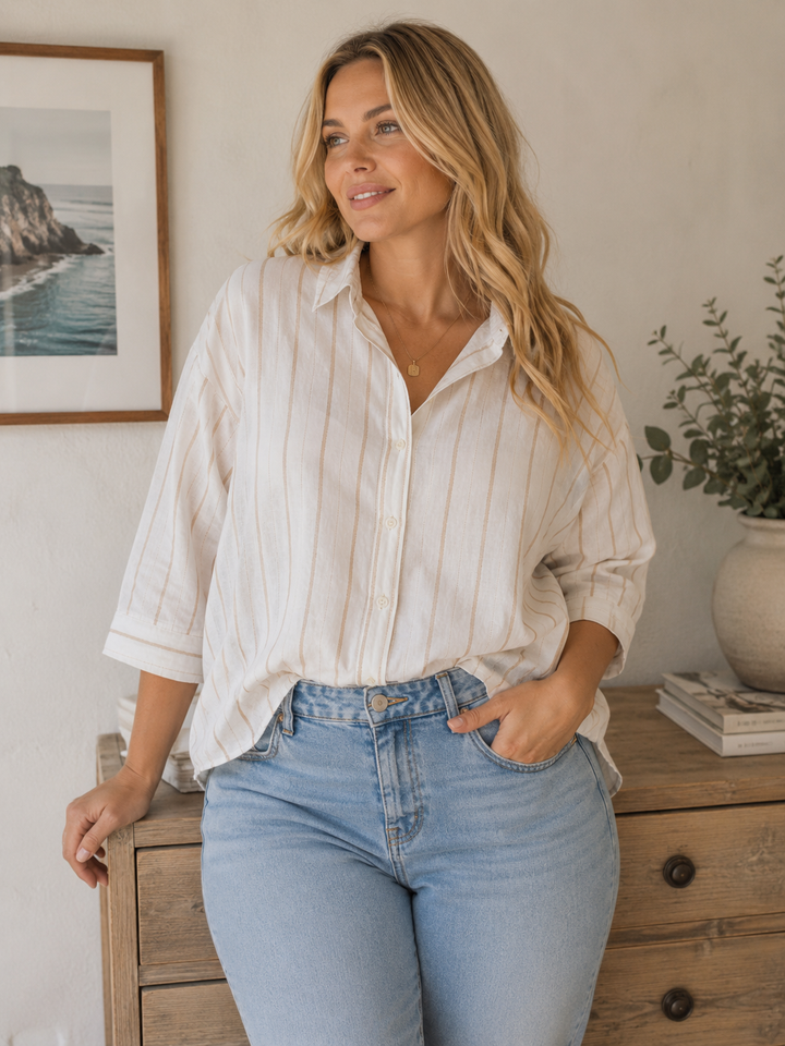 Coastal Sands Button Up