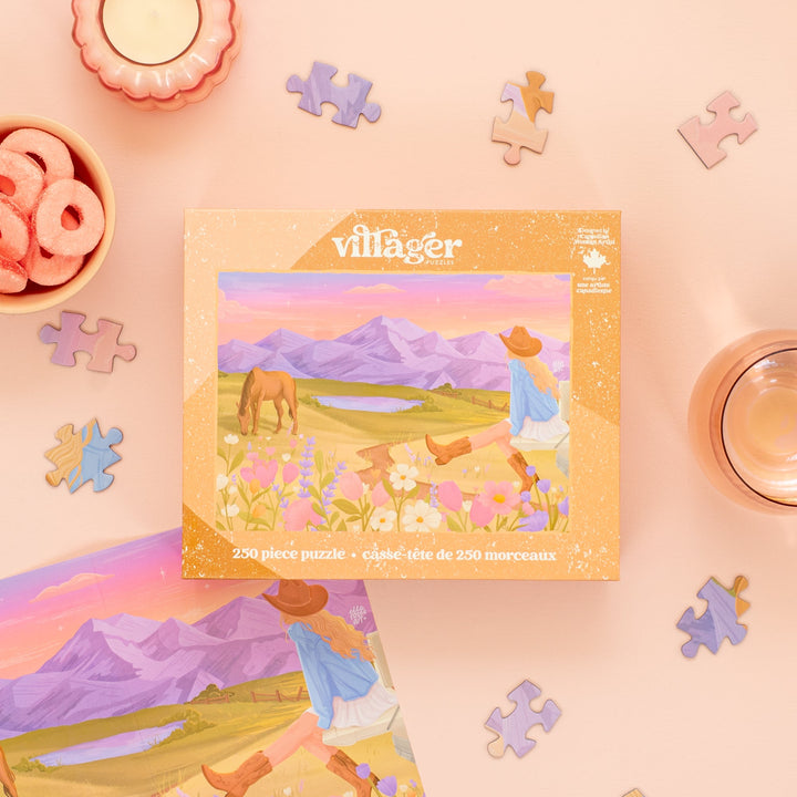 Rockies Meadow | 250 Piece Puzzle | Kids &amp; Adults | Designed in Canada by Ella Madarash