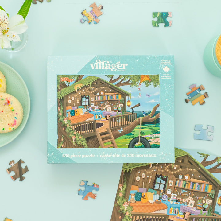 Treetop Hideout | 250 Piece Puzzle | Kids &amp; Adults | Designed in Canada by Tara Younggren