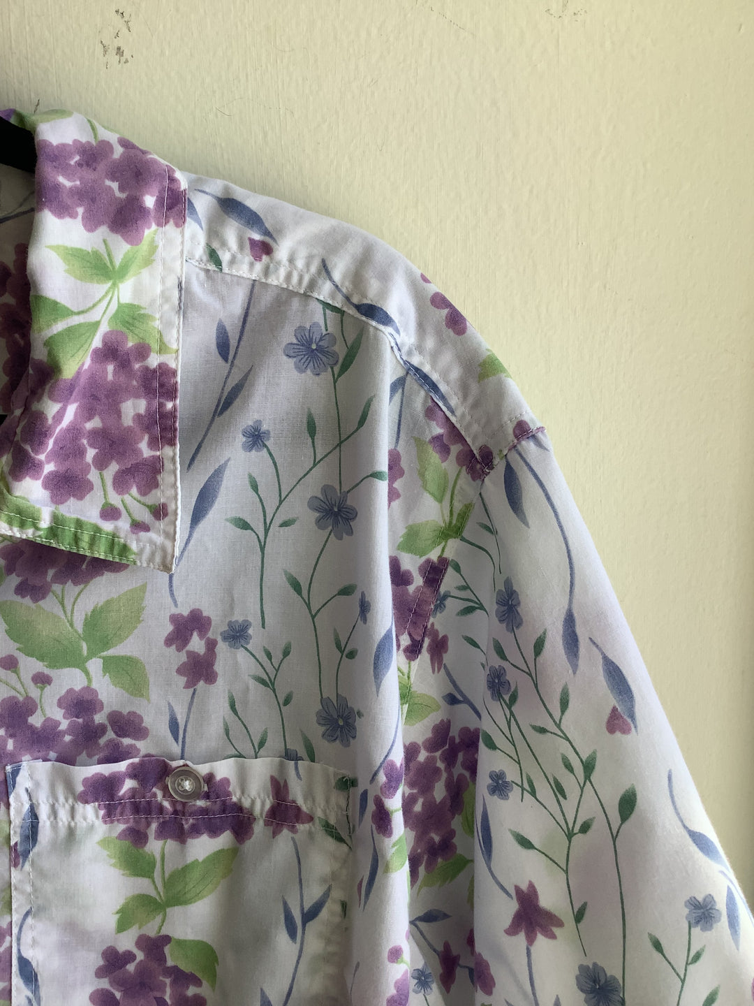 Vintage Lilac Meadow Blouse