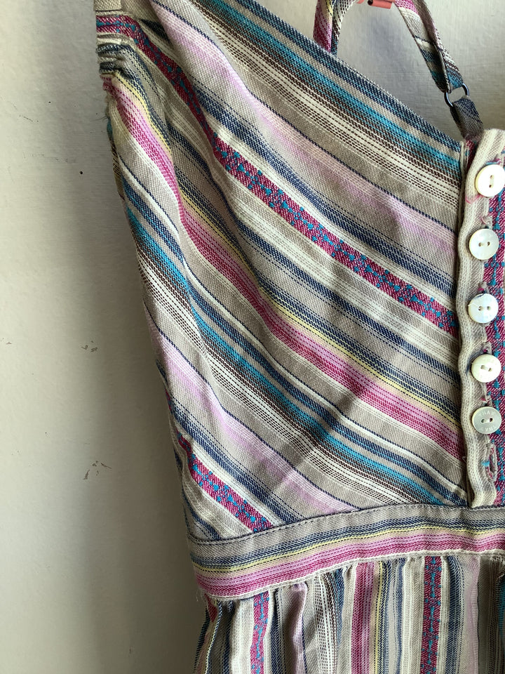 Sunset Stripe Mini Dress