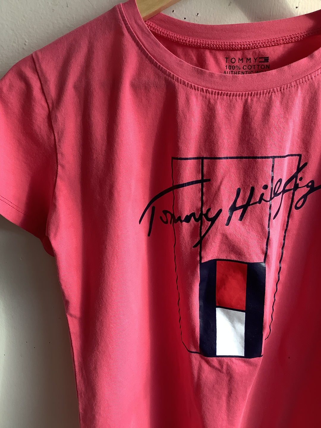 Vintage Tommy Hilfiger Pink Graphic Tee