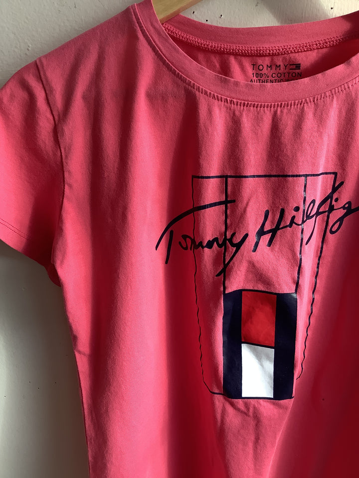 Vintage Tommy Hilfiger Pink Graphic Tee