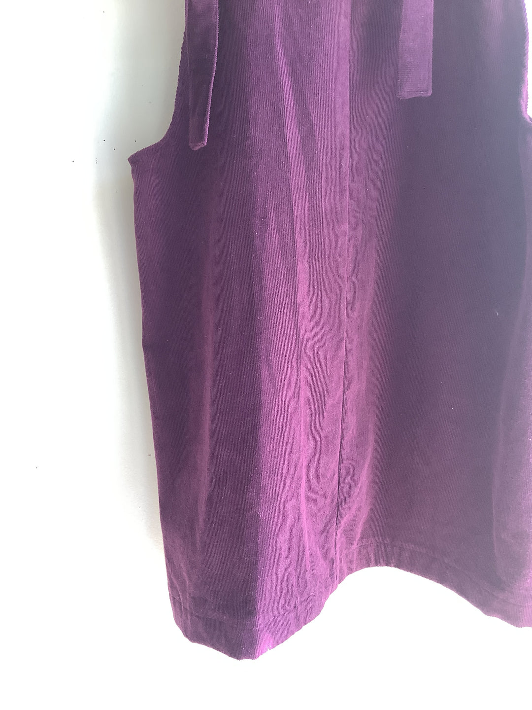 Plum Cord Bib Dress - Butterflies in Ballgowns