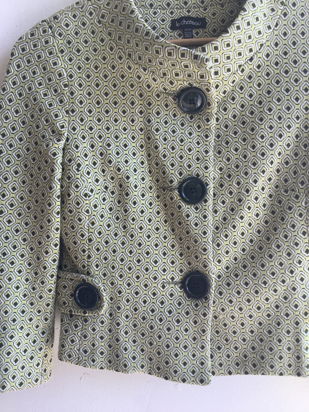 Y2K Le Chateau Cropped Blazer