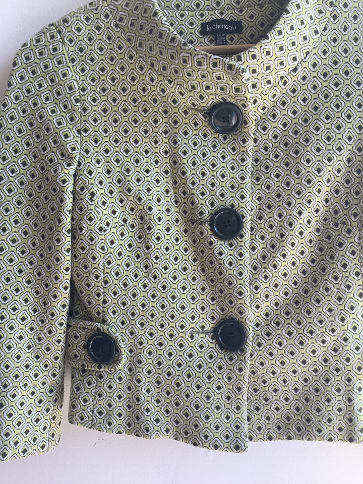 Y2K Le Chateau Cropped Blazer