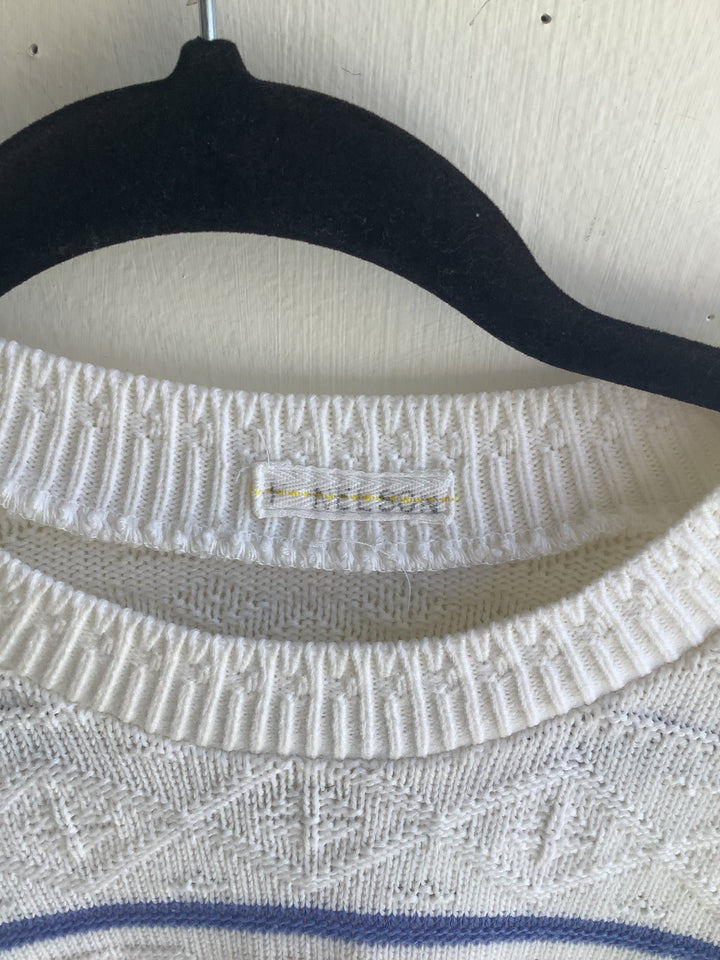 Vintage Nautical Knit Stripe Sweater Tee