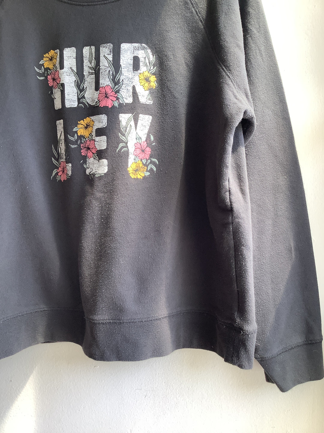 Hurley Floral Logo Crewneck