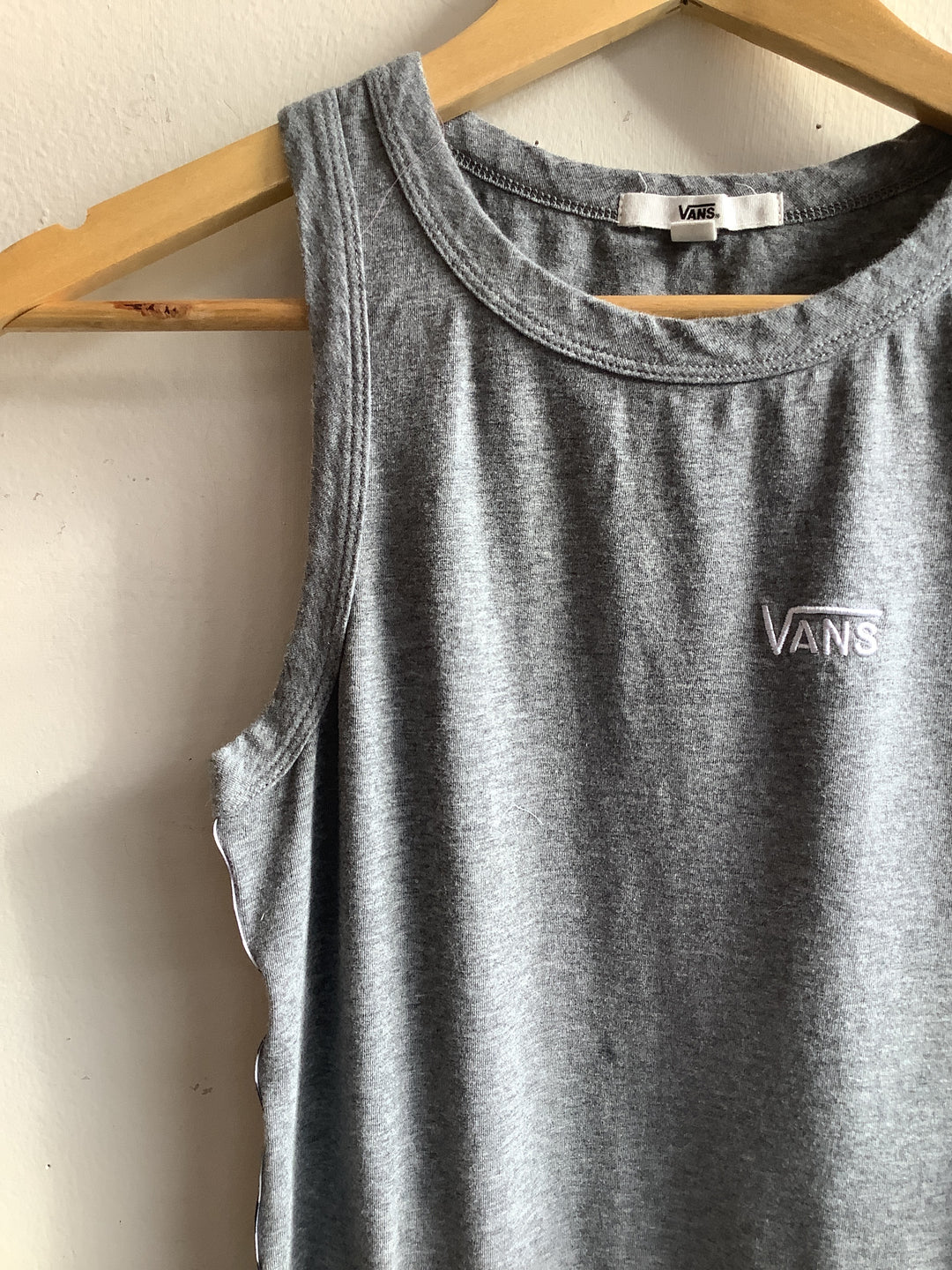 Van Checker Stripe Tank Dress