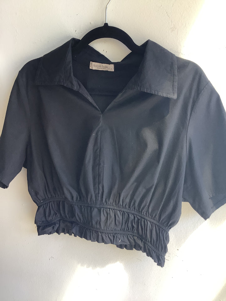 Italian Ruched Crop Top