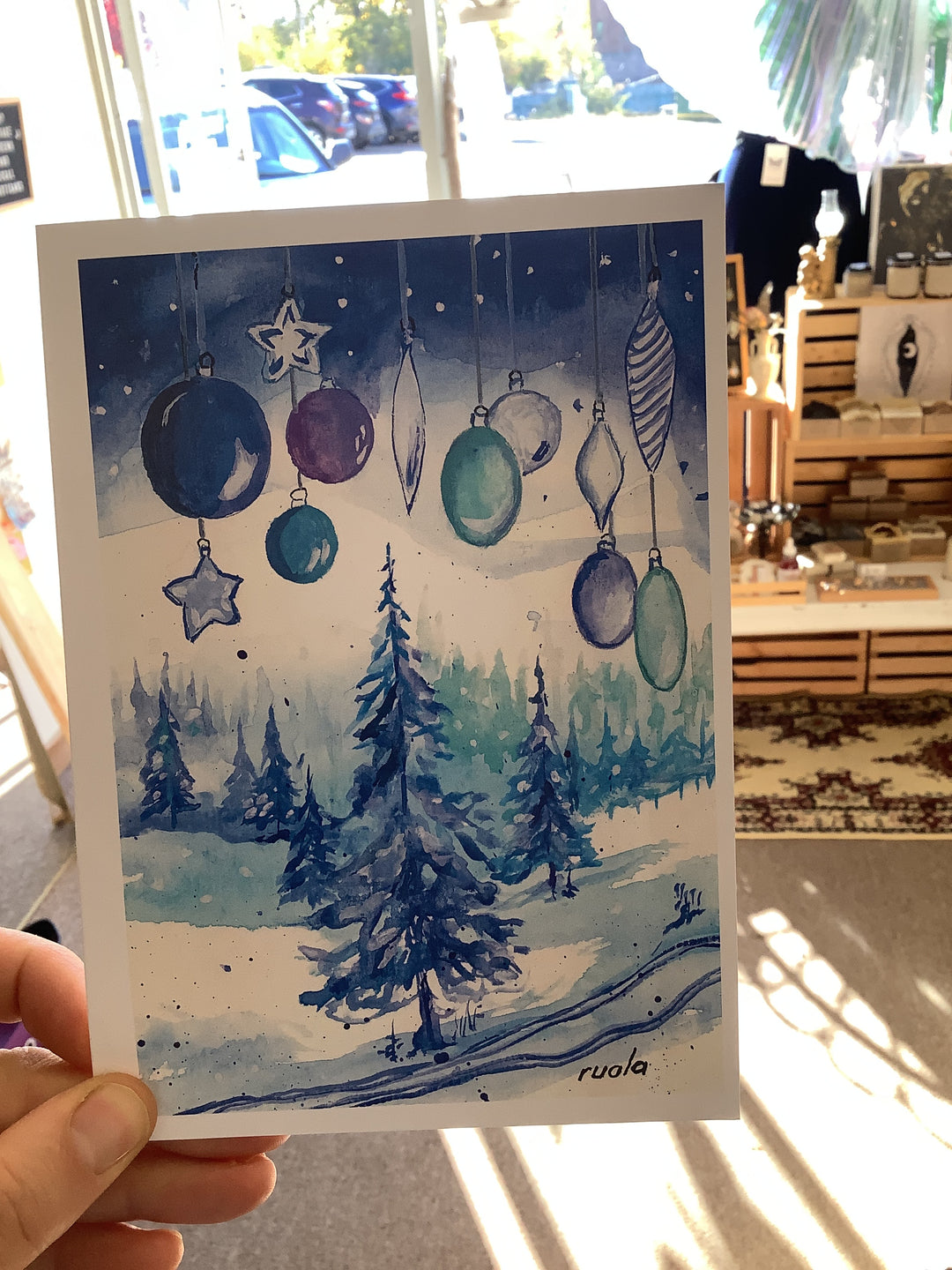 Winter Ornaments - Art by Ruala (Fruitvale, BC)
