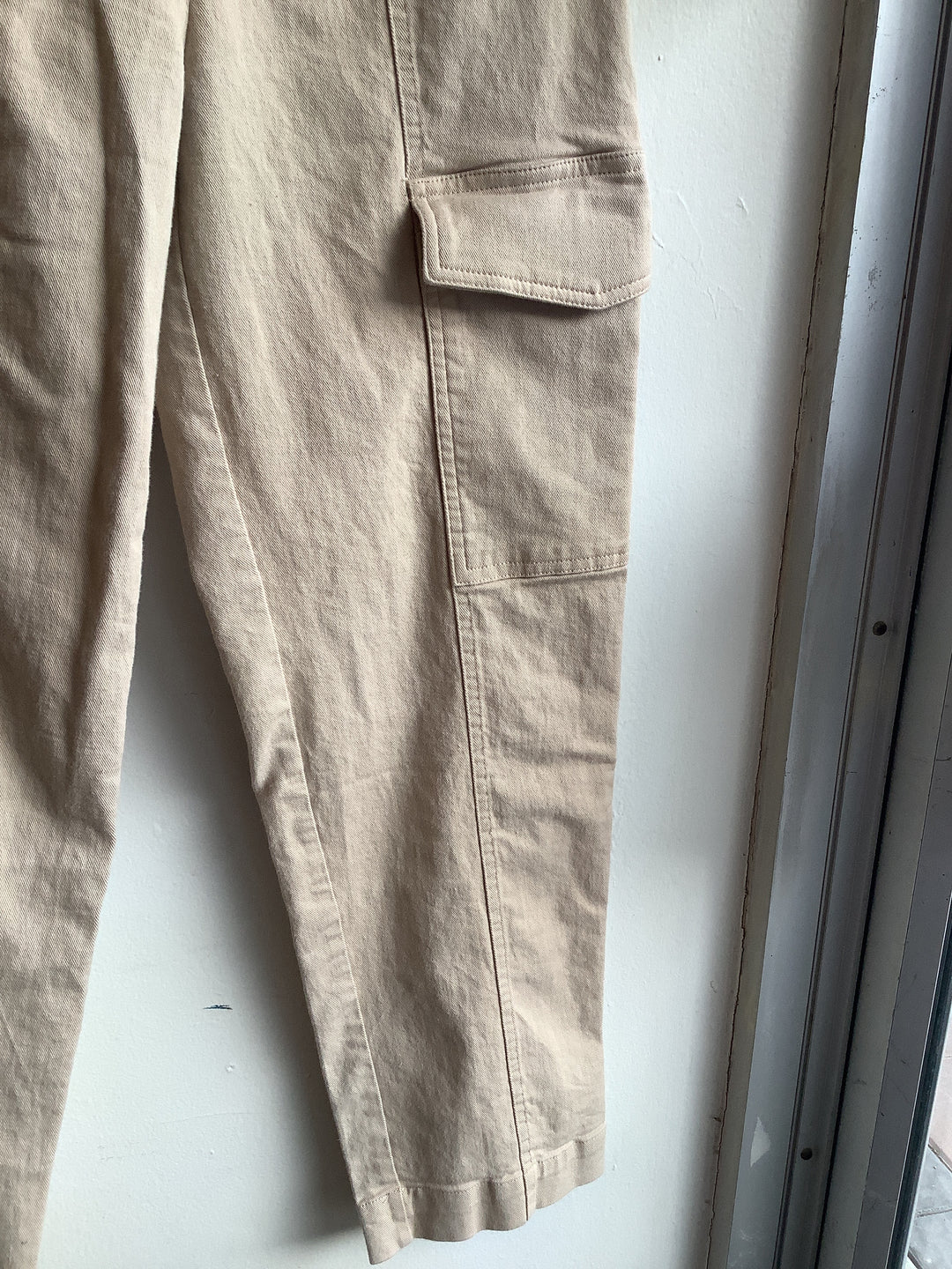Dissh Beige Utility Cargo Pants