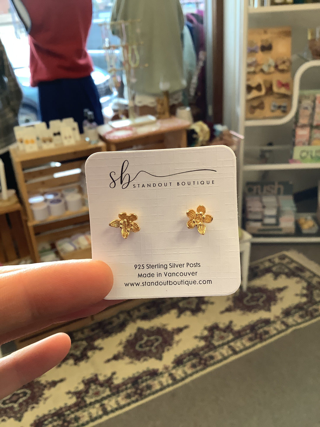 Standout Boutique Daffodil Flower Earrings- Vancouver, BC