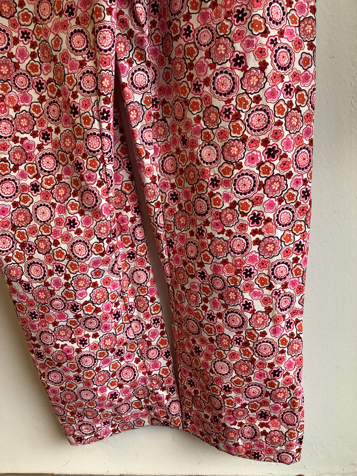 Butterflies in Ballgowns Pink Kaleidoscope Overalls