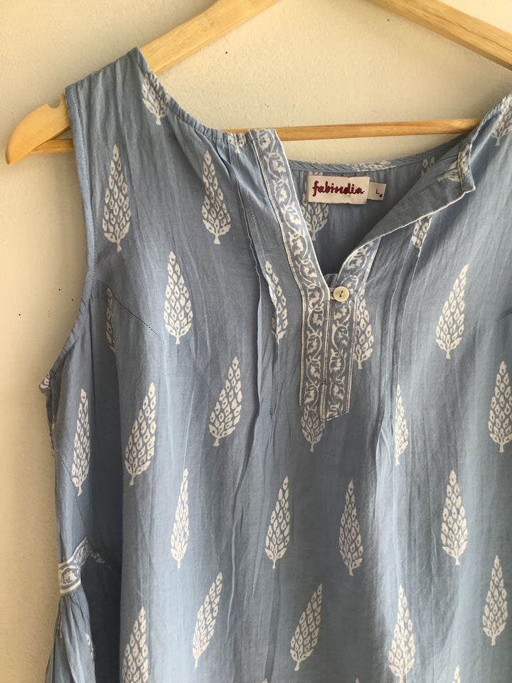 Fabinda Block Print Cotton Tank