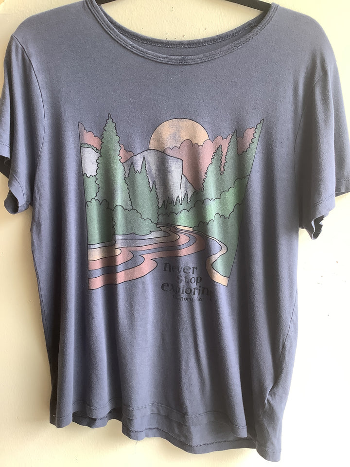 Never Stop Exploring Graphic Tee