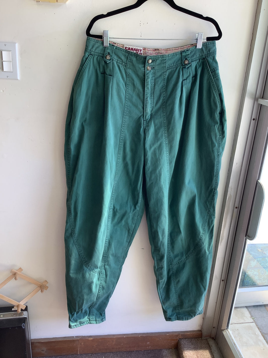 Vintage Canary Island Adventure Balloon Pants