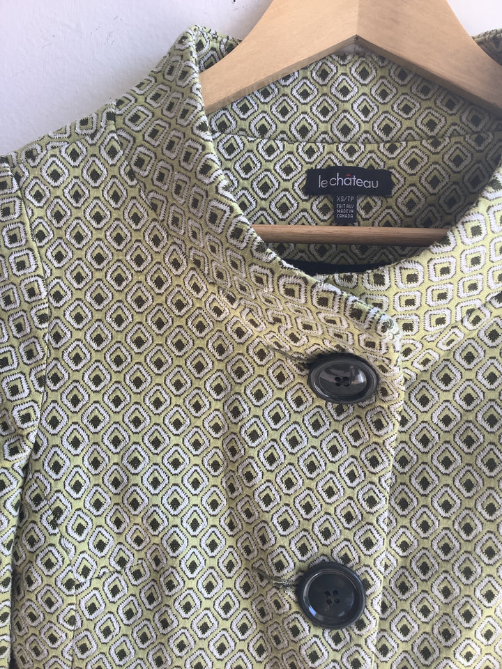Y2K Le Chateau Cropped Blazer