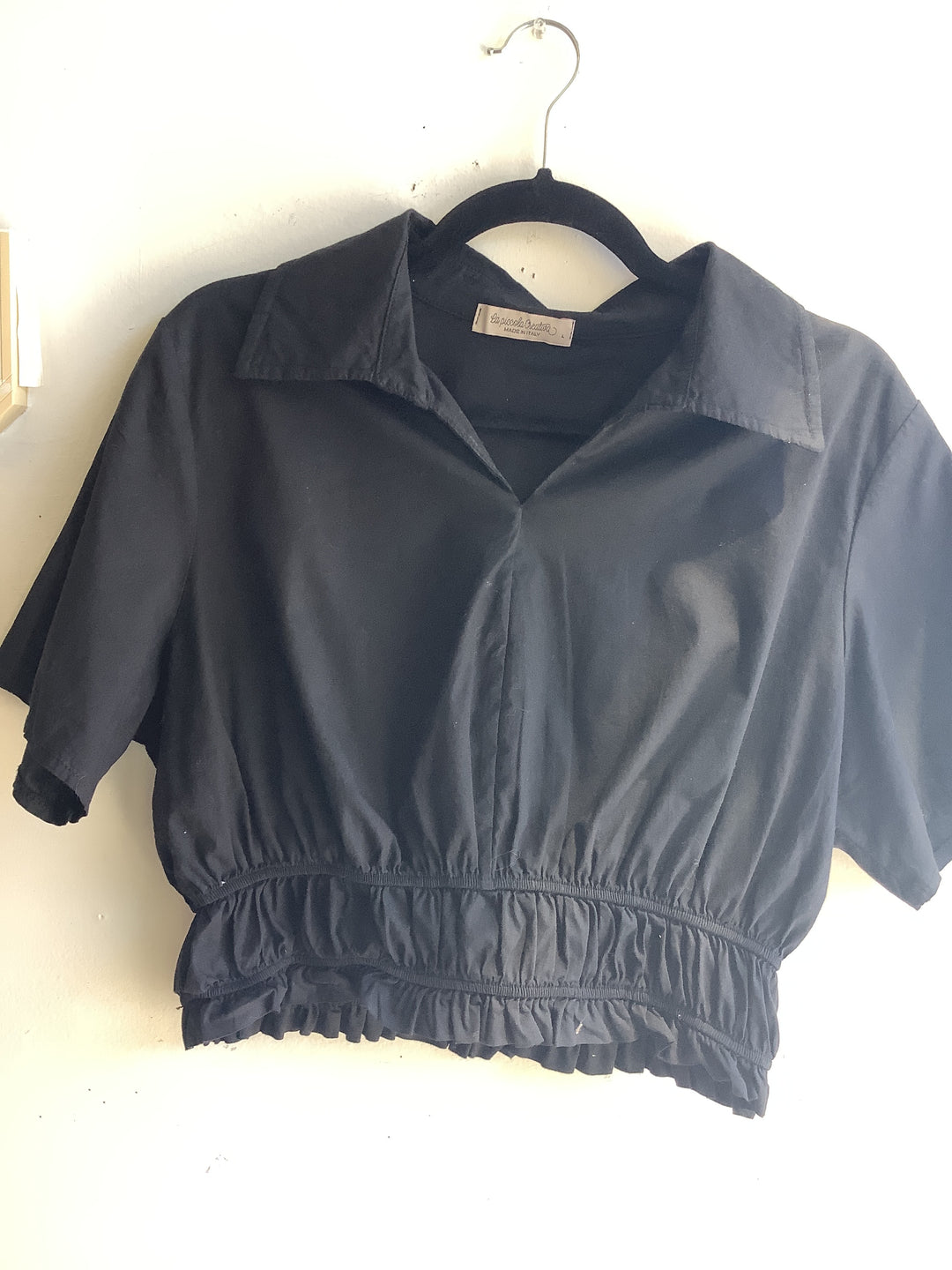 Italian Ruched Crop Top