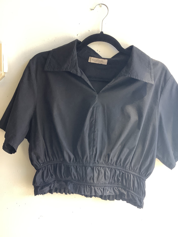 Italian Ruched Crop Top