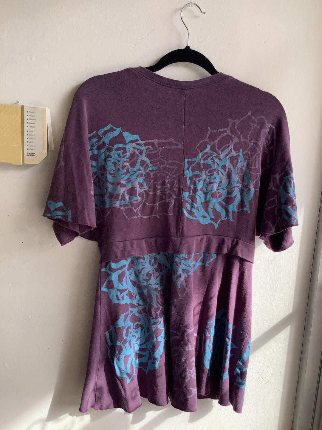 Lilikoi Purple Floral Wrap Tunic