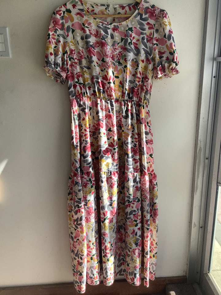 Vintage Soft Floral Prairie Dress