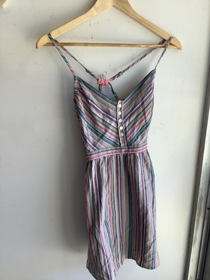 Sunset Stripe Mini Dress