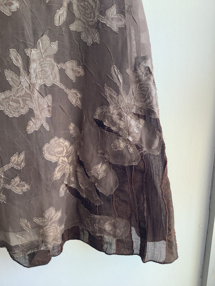 Boho Floral Overlay Dress