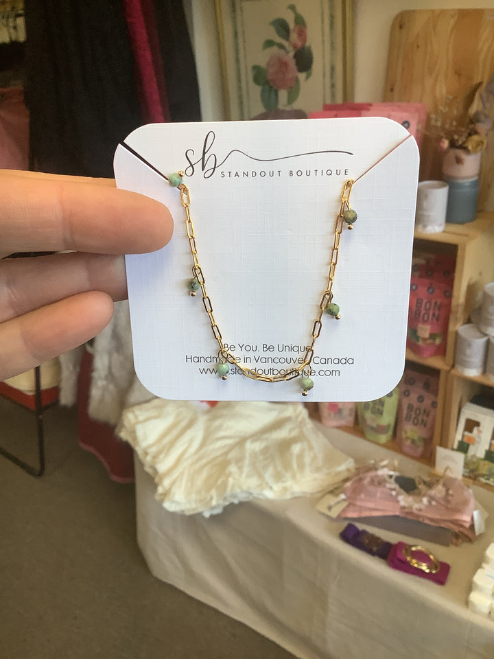 Standout Boutique African Turquoise Necklace- Vancouver, BC