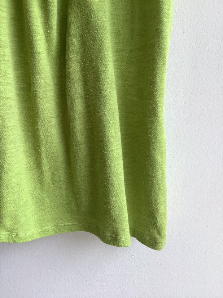 Abercrombie & Fitch Lime Ruffle Tank