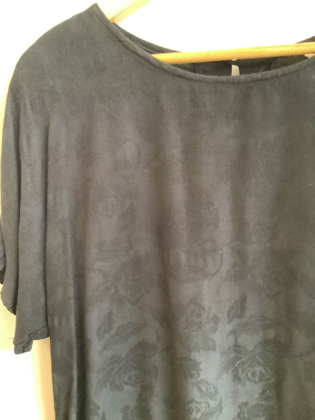 Vintage Shadow Rose Soft-Drape Tee