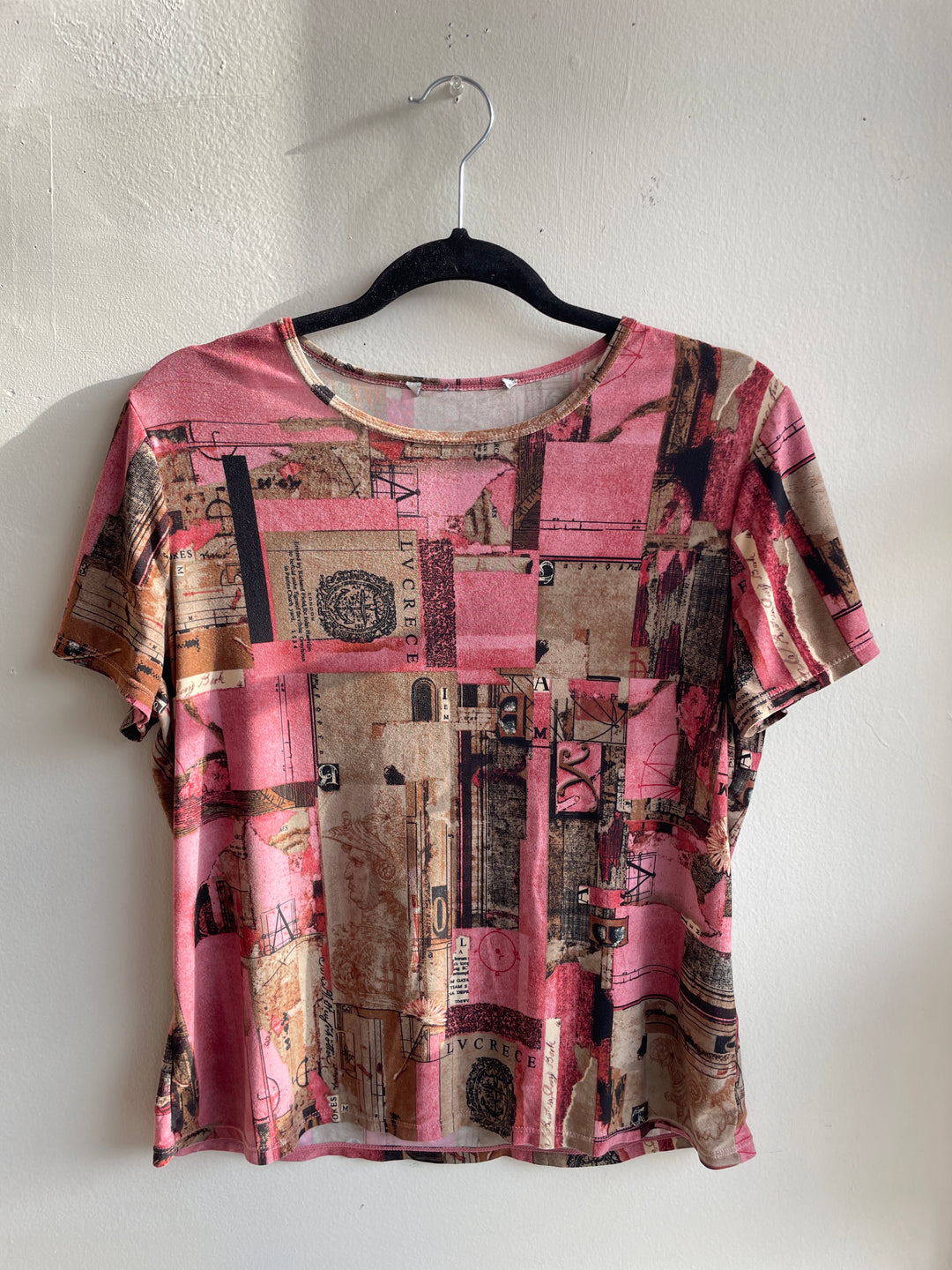Vintage Abstract Collage Tee