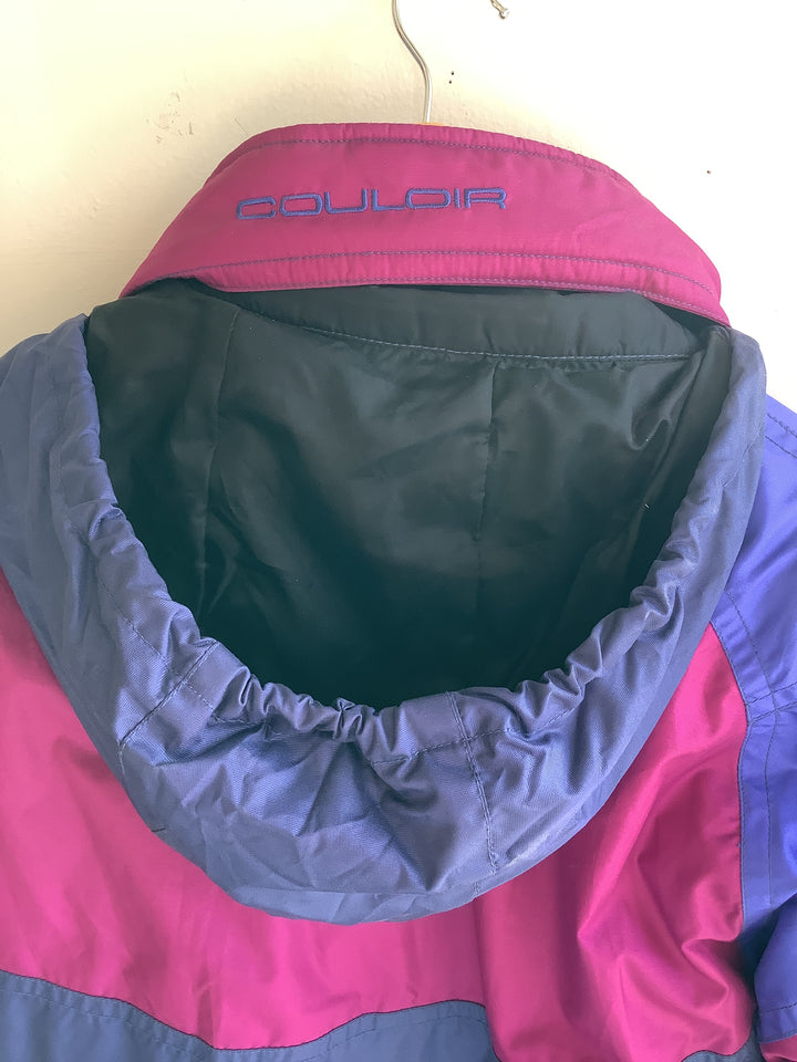 Vintage Colour block Ski Jacket