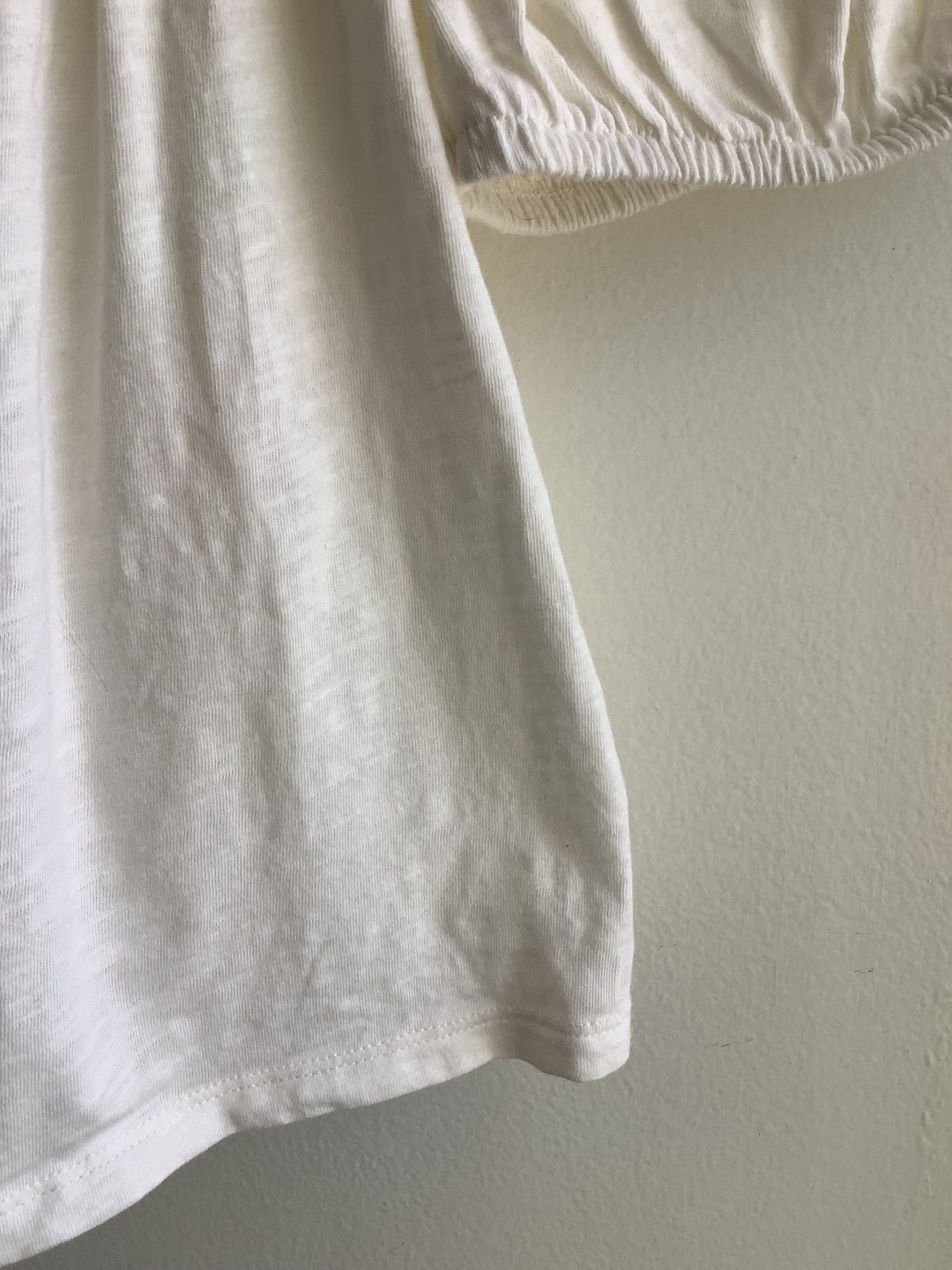 Ivory Meadows Puff Sleeve Top