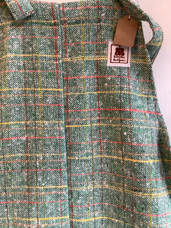 Butterflies in Ballgowns Evergreen Tweed Overall Dress