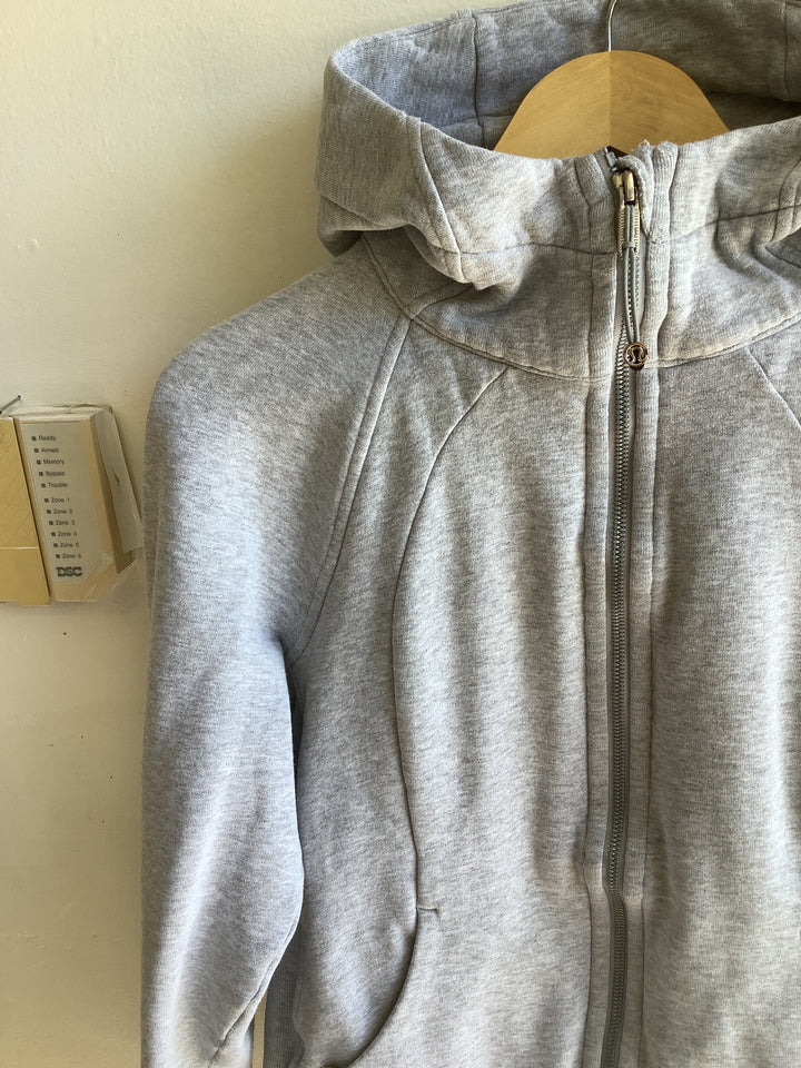 Lululemon Grey Zip Up Hoodie