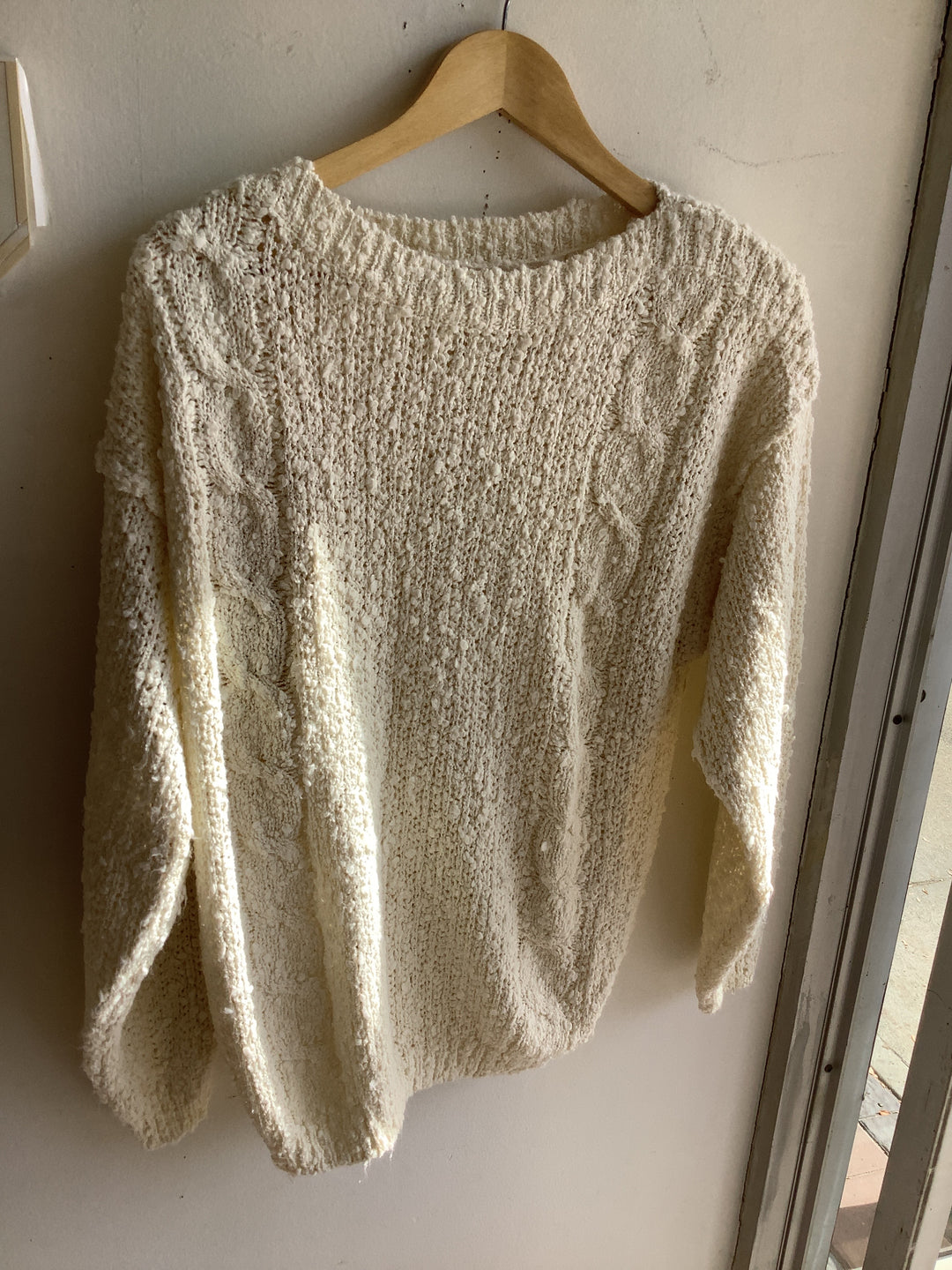 Vintage Woodwynn Cream Sweater