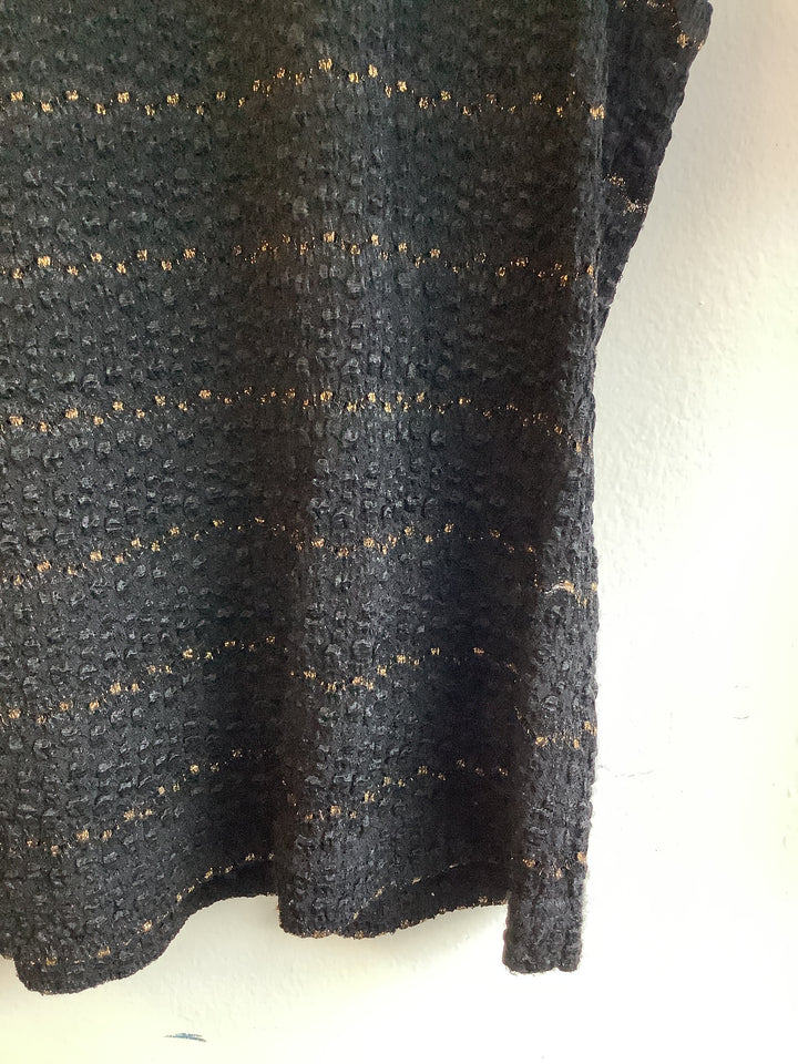Vintage Starlight Knit Mock-Neck Tank