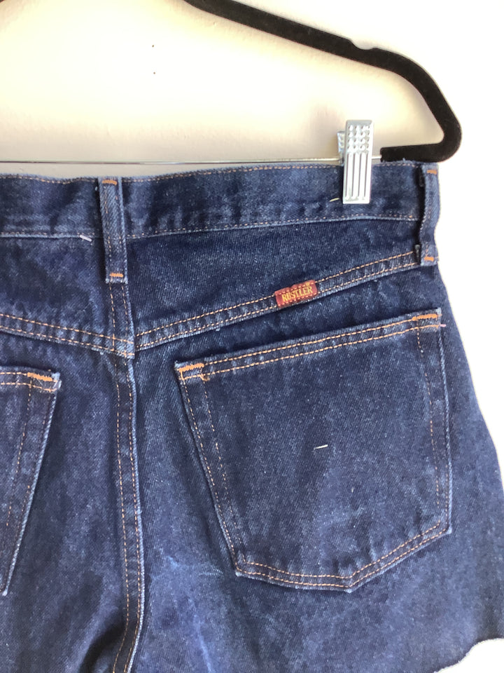 Rustler Classic Dark Wash Cutoff Shorts