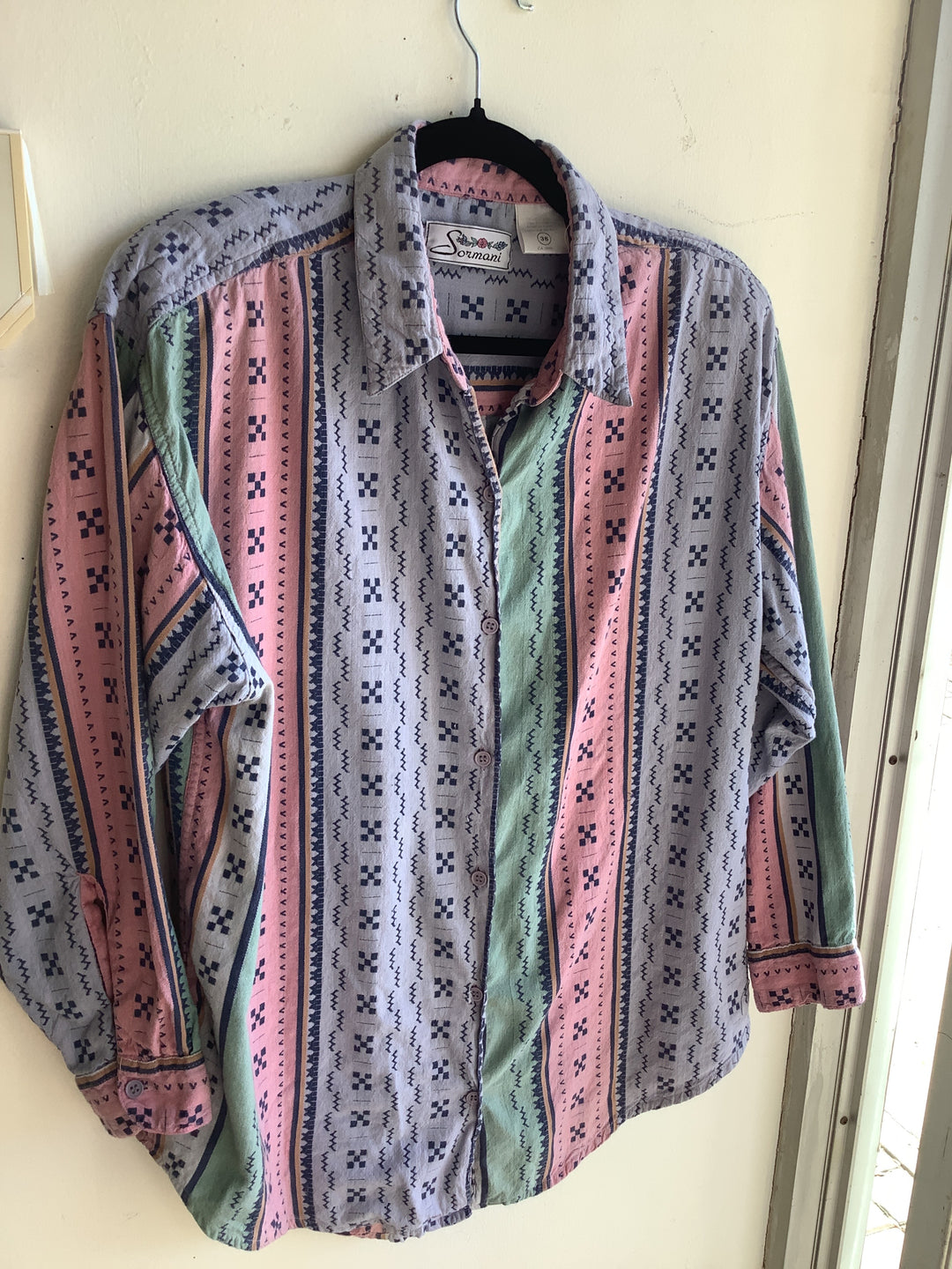 Vintage Pastel Geo Shirt